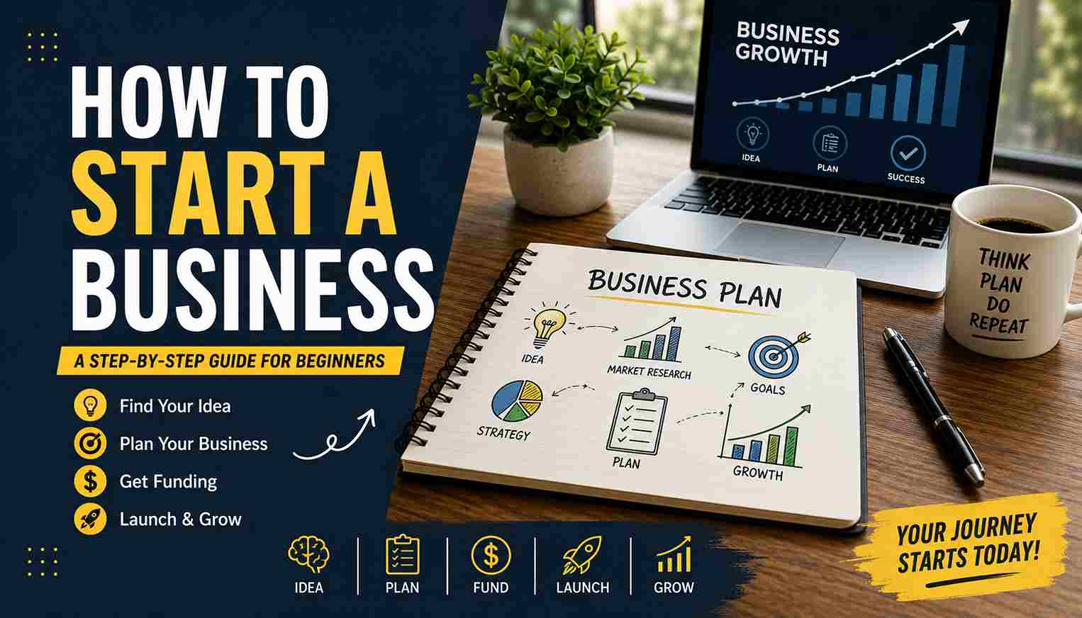 How to Start a Business: A Complete Step-by-Step Guide for Beginners